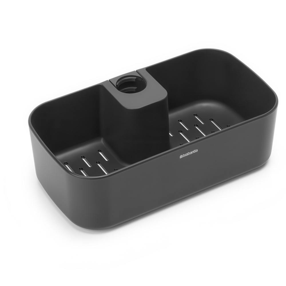 Shower Caddy, RENEW, 24,4 cm x 13,3 cm x H7,5 cm , Brabantia, Dark Grey in the group Storage / Bathroom storage / Bath and shower caddies at SmartaSaker.se (41471)