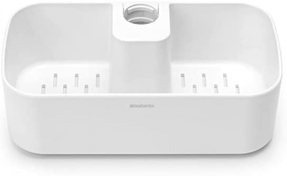 Shower Caddy, RENEW, 24,4 x 13,3 x H7,5 cm , Brabantia, White in the group Storage / Bathroom storage / Bath and shower caddies at SmartaSaker.se (41473)
