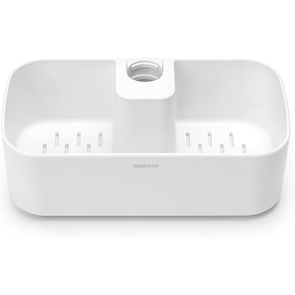 Shower Caddy, RENEW, 24,4 x 13,3 x H7,5 cm , Brabantia, White in the group Storage / Bathroom storage / Bath and shower caddies at SmartaSaker.se (41473)