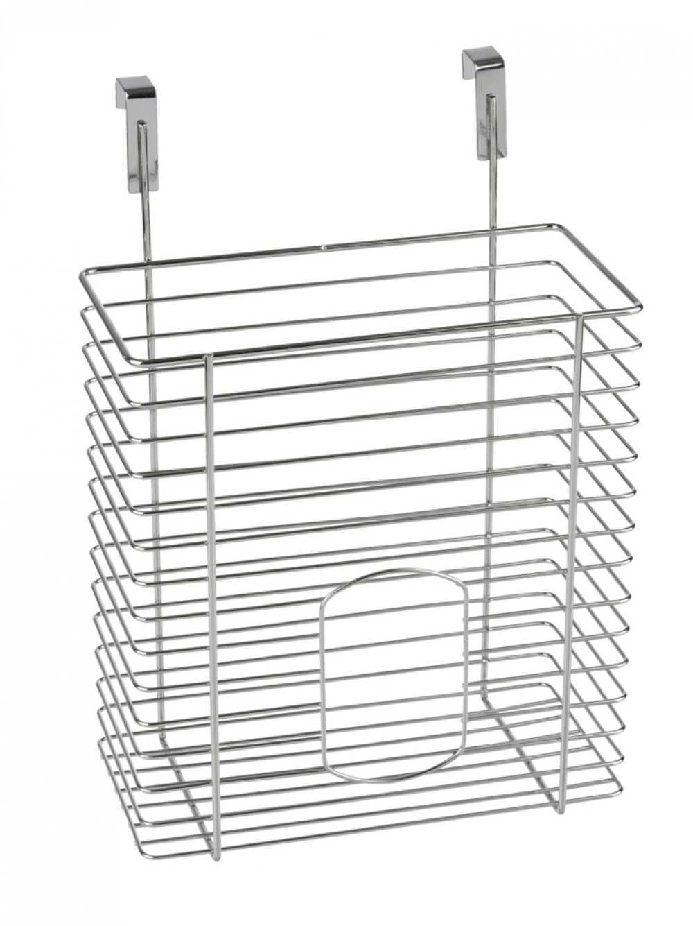 Basket for cabinet door, PLASTIC BAG ORGANIZER, 12 x 20 x H30 cm, Silver in the group Storage / Kitchen storage / Kitchen cabinet organizers / Under sink storage at SmartaSaker.se (41475)