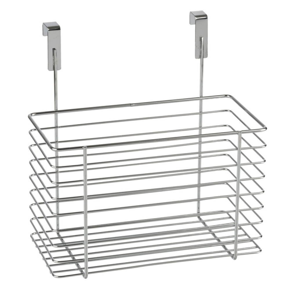 Basket in metal for cabinet door, LARGE EINHÄNGEKORB, 24 x 15 x H24,5cm, Silver in the group Storage / Kitchen storage / Kitchen cabinet organizers at SmartaSaker.se (41481)