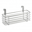Basket for cabinet door, SLIM EINHÄNGEKORB, 24 x 10 x H 11,5 cm, Silver Basket for cabinet door, SLIM EINHÄNGEKORB, 24 x 10 x H 11,5 cm, Silver