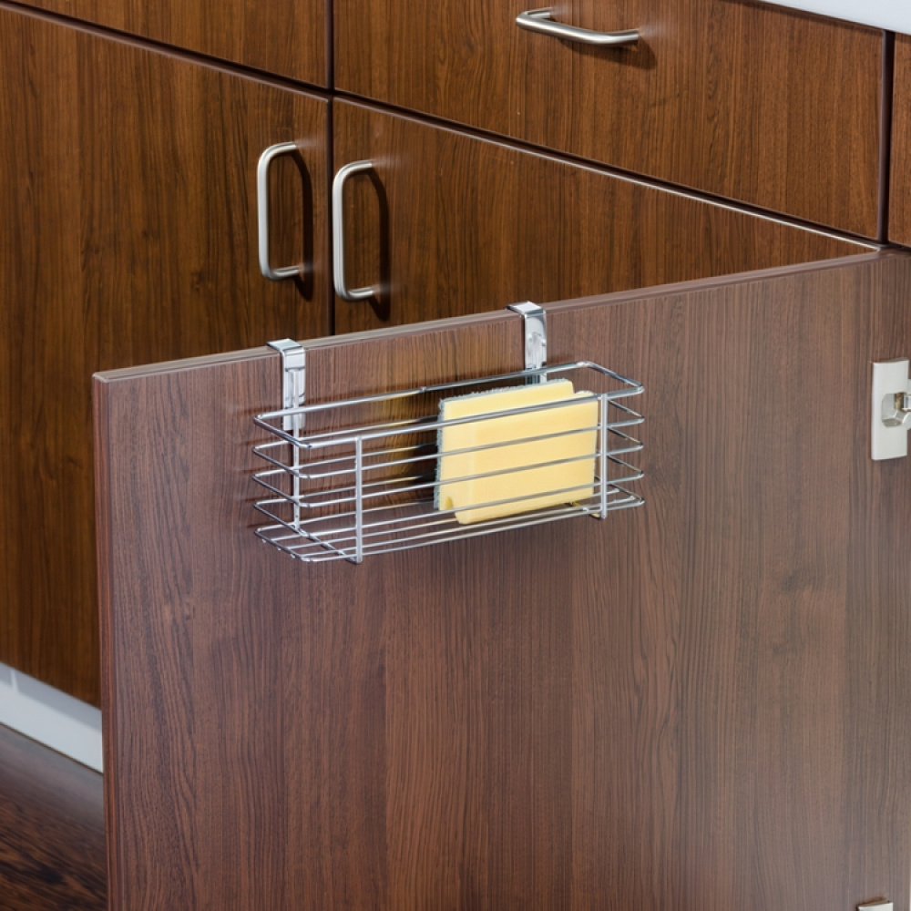 Basket for cabinet door, SLIM EINHÄNGEKORB, 24 x 10 x H 11,5 cm, Silver in the group Storage / Kitchen storage / Kitchen cabinet organizers / Under sink storage at SmartaSaker.se (41482)