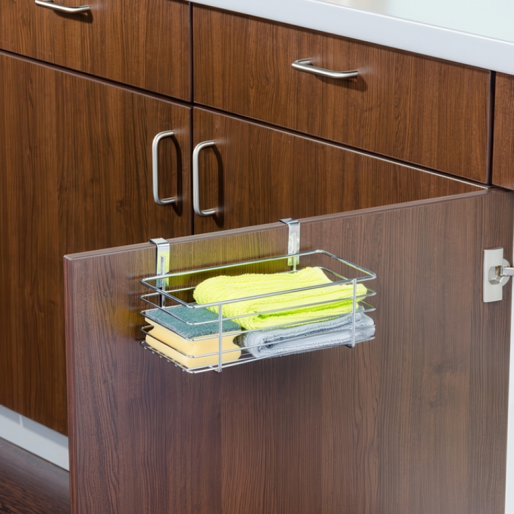 Basket for cabinet door, SMALL EINHÄNGEKORB, 24 x 15 x H 11,5 cm, Silver in the group Storage / Kitchen storage / Kitchen cabinet organizers / Under sink storage at SmartaSaker.se (41483)