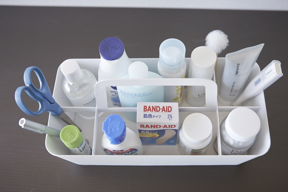 Metal Basket TOWER TOOL BOX, 30 x 15 x H 15 cm, Yamazaki, White in the group Storage / Cleaning and waste sorting / Cleaning baskets at SmartaSaker.se (41485)
