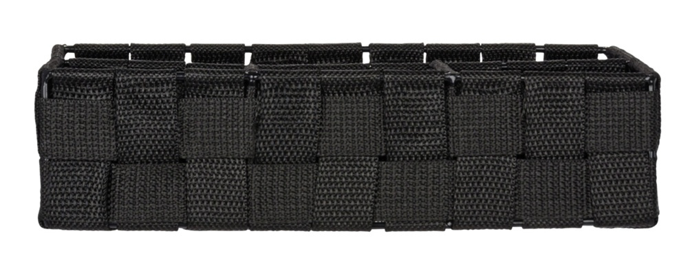 Basket Organizer, 4 compartments, ADRIA, Small, 17 x 26 x H6,5 cm, black in the group Storage / Cleaning and waste sorting / Cleaning baskets at SmartaSaker.se (41487)