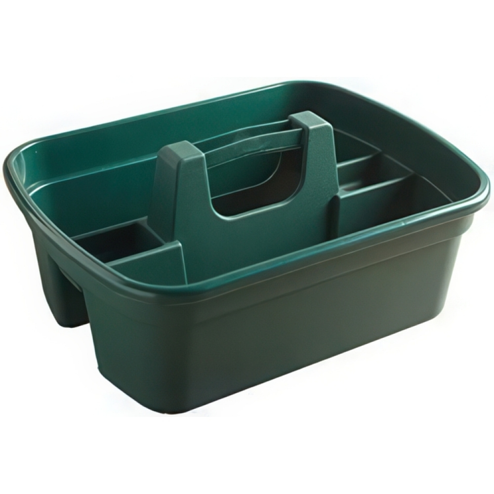 Basket with handle, HOME & GARDEN TIDY, 40 x 30 x H 17 cm, Green in the group Storage / Storage room and garage / Baskets and buckets at SmartaSaker.se (41488)