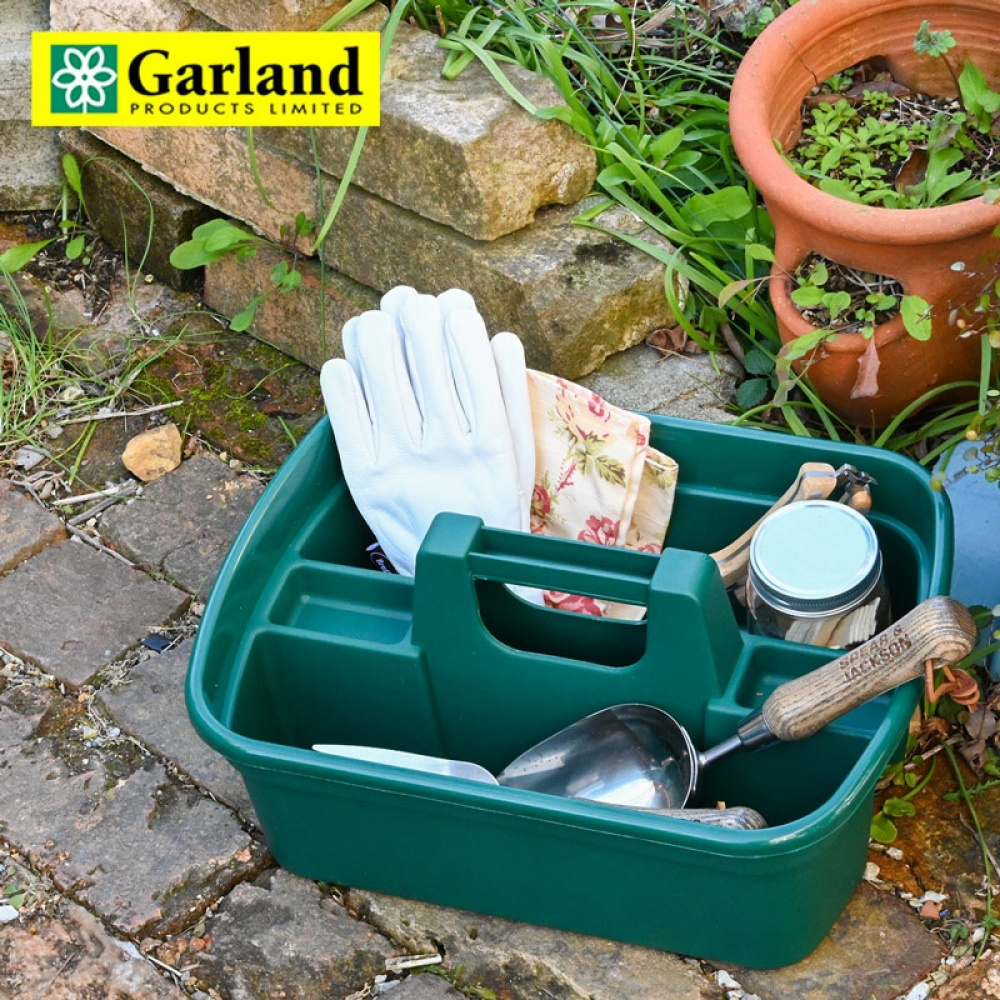 Basket with handle, HOME & GARDEN TIDY, 40 x 30 x H 17 cm, Green in the group Storage / Storage room and garage / Baskets and buckets at SmartaSaker.se (41488)