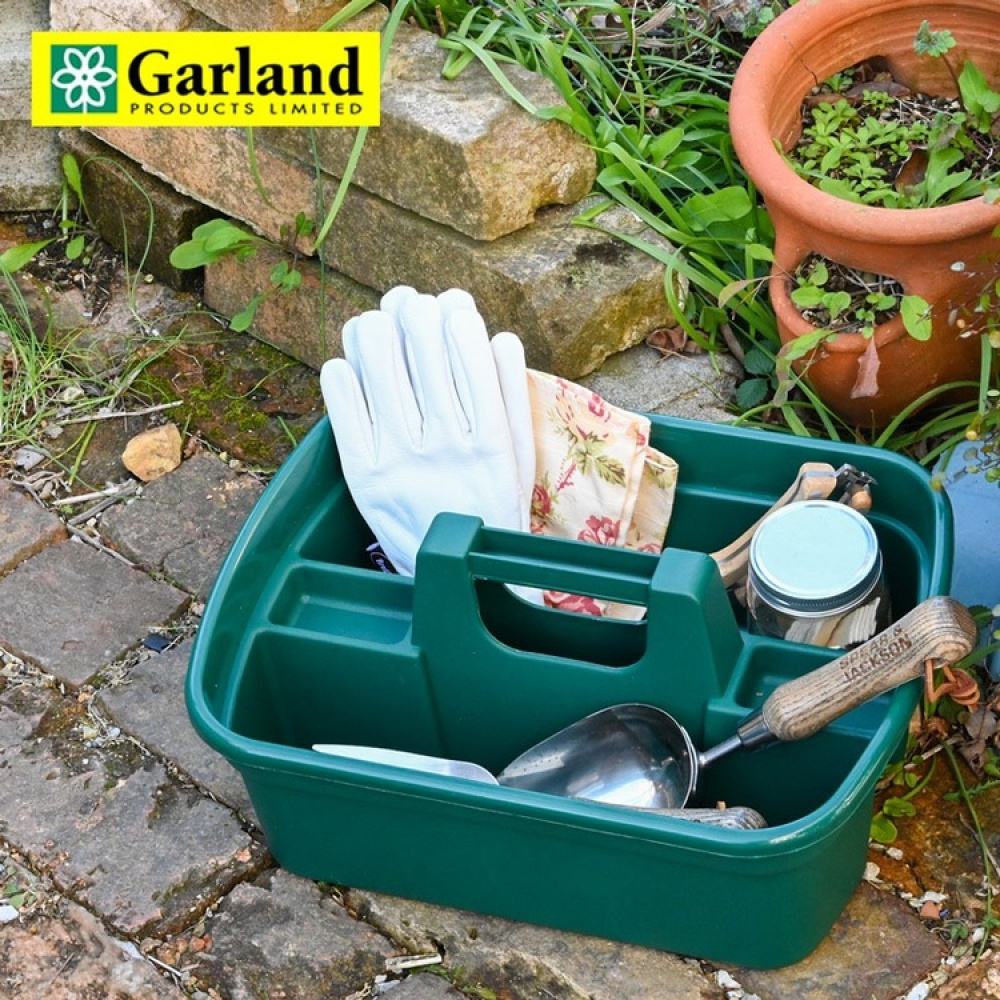 Basket with handle, HOME & GARDEN TIDY, 40 x 30 x H 17 cm, Green in the group Storage / Storage room and garage / Baskets and buckets at SmartaSaker.se (41488)