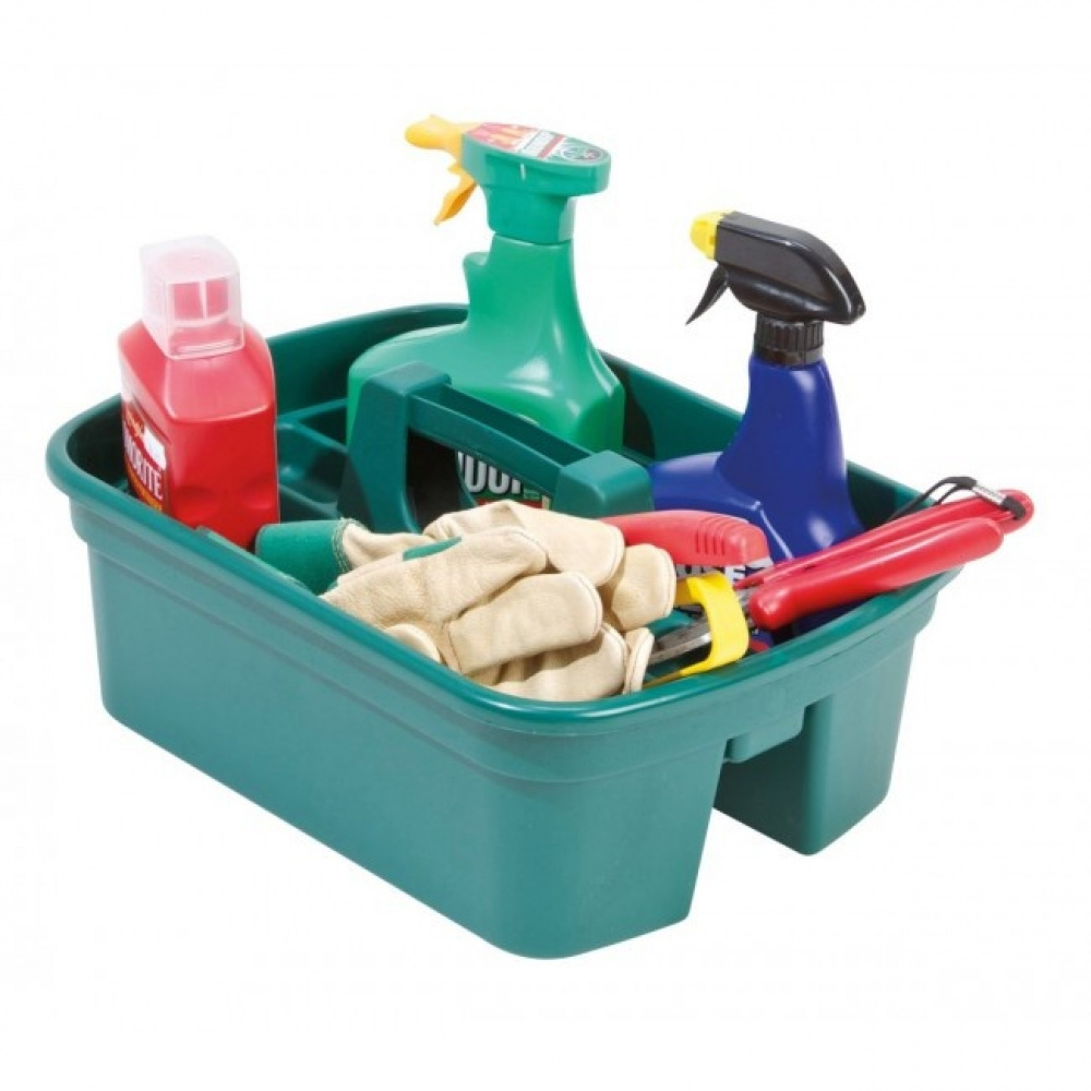 Basket with handle, HOME & GARDEN TIDY, 40 x 30 x H 17 cm, Green in the group Storage / Storage room and garage / Baskets and buckets at SmartaSaker.se (41488)