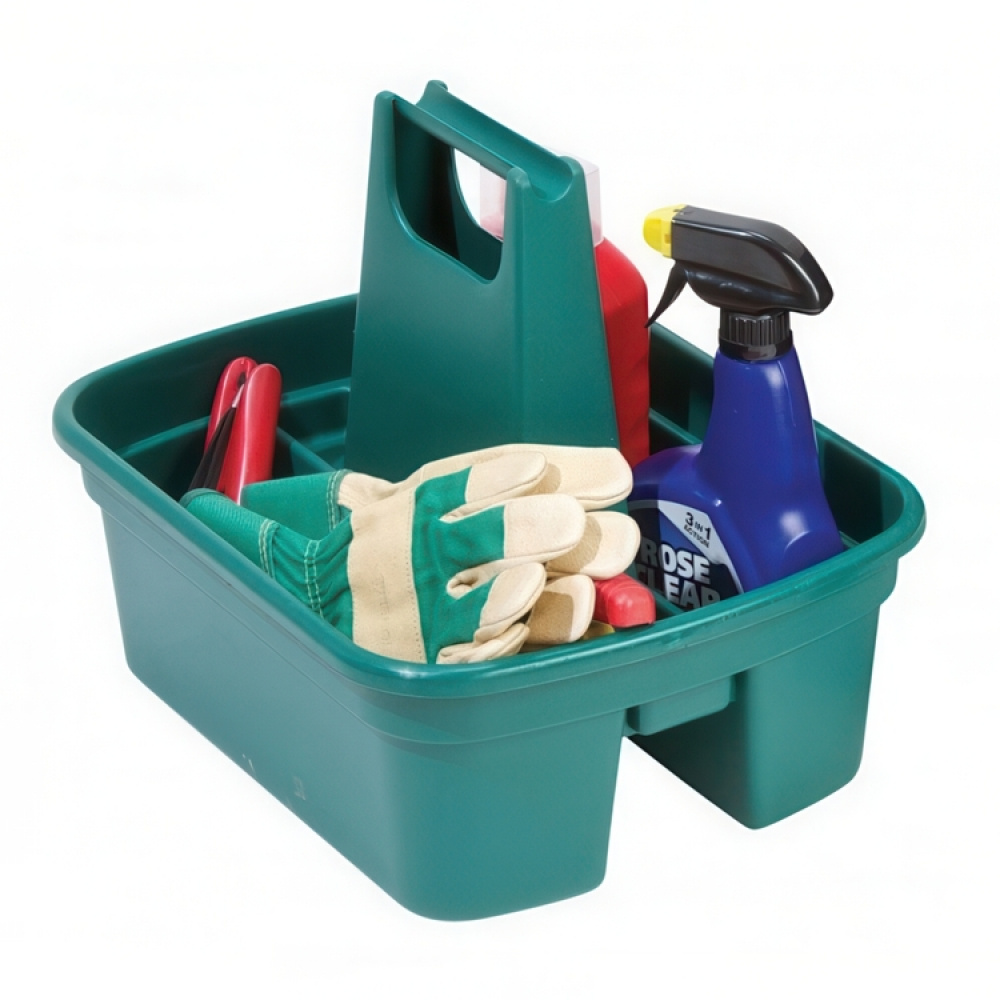 Basket with tall handle, HOME & GARDEN TIDY, 40 x 30 x H 30 cm, Green in the group Storage / Storage room and garage / Baskets and buckets at SmartaSaker.se (41489)