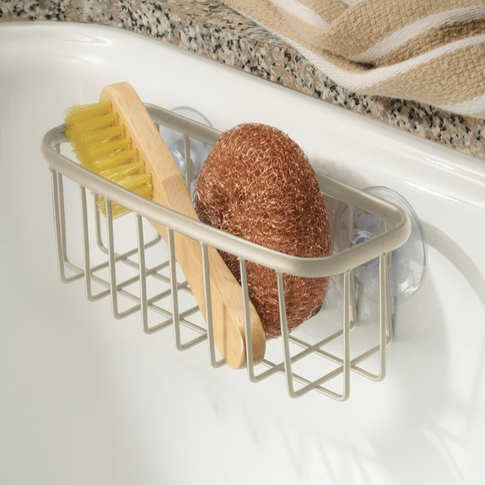 Suction kitchen sink caddy, SINK CENTER, 16.5 x 6 x H 6 cm in the group Storage / Kitchen storage / Dish racks and sink accessories at SmartaSaker.se (41495)