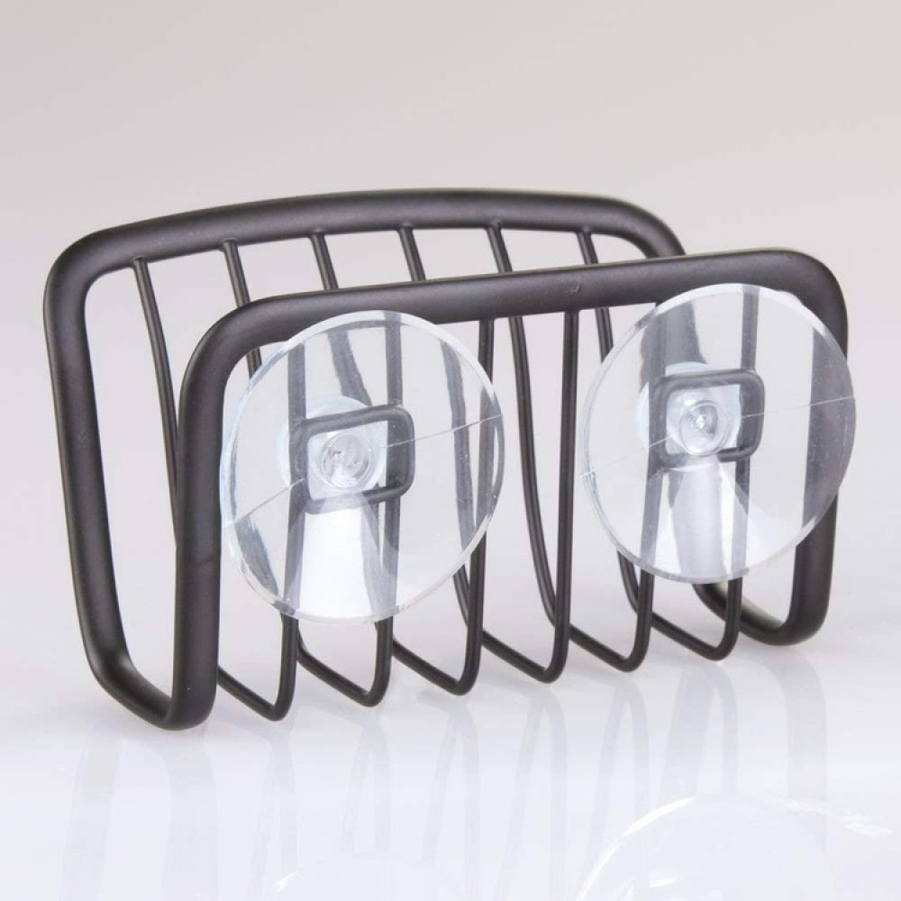 Kitchen sink caddy with suction cups, AXIS SPONGE HOLDER, Black in the group Storage / Kitchen storage / Dish racks and sink accessories at SmartaSaker.se (41496)