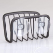 Kitchen sink caddy with suction cups, AXIS SPONGE HOLDER, Black