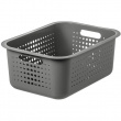 Basket, SMARTSTORE 10L BASKET RECYCLED, 37 x 28 x H15 cm, Light Grey
