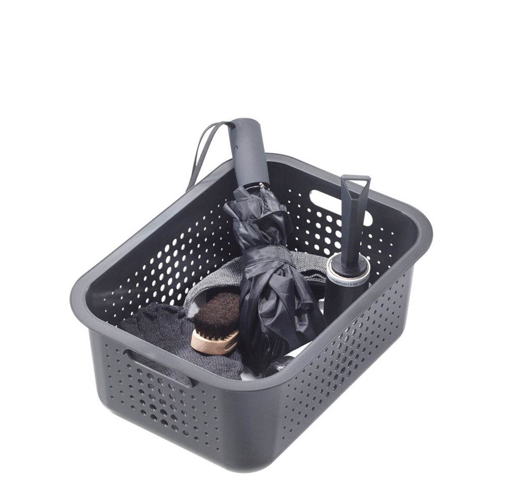 Basket, SMARTSTORE 10L BASKET RECYCLED, 37 x 28 x H15 cm, Light Grey in the group Storage / Storage boxes / SmartStore storage boxes at SmartaSaker.se (41499-ljusgr)