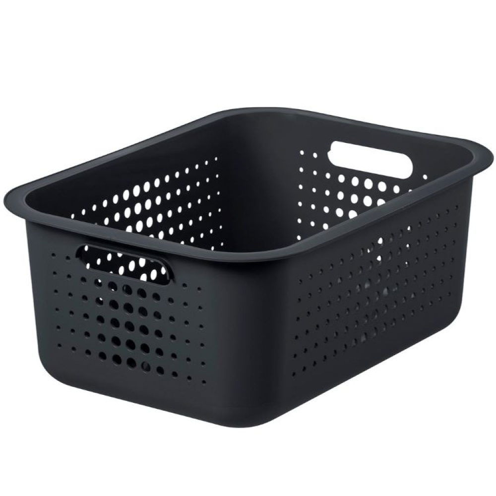 Recycled plastic storage basket 10L, SmartStore in the group Storage / Storage boxes / SmartStore storage boxes at SmartaSaker.se (41499)