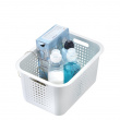 Basket, SMARTSTORE 13L BASKET RECYCLED, 37 x 28 x H20 cm, White Basket, SMARTSTORE 13L BASKET RECYCLED, 37 x 28 x H20 cm, White