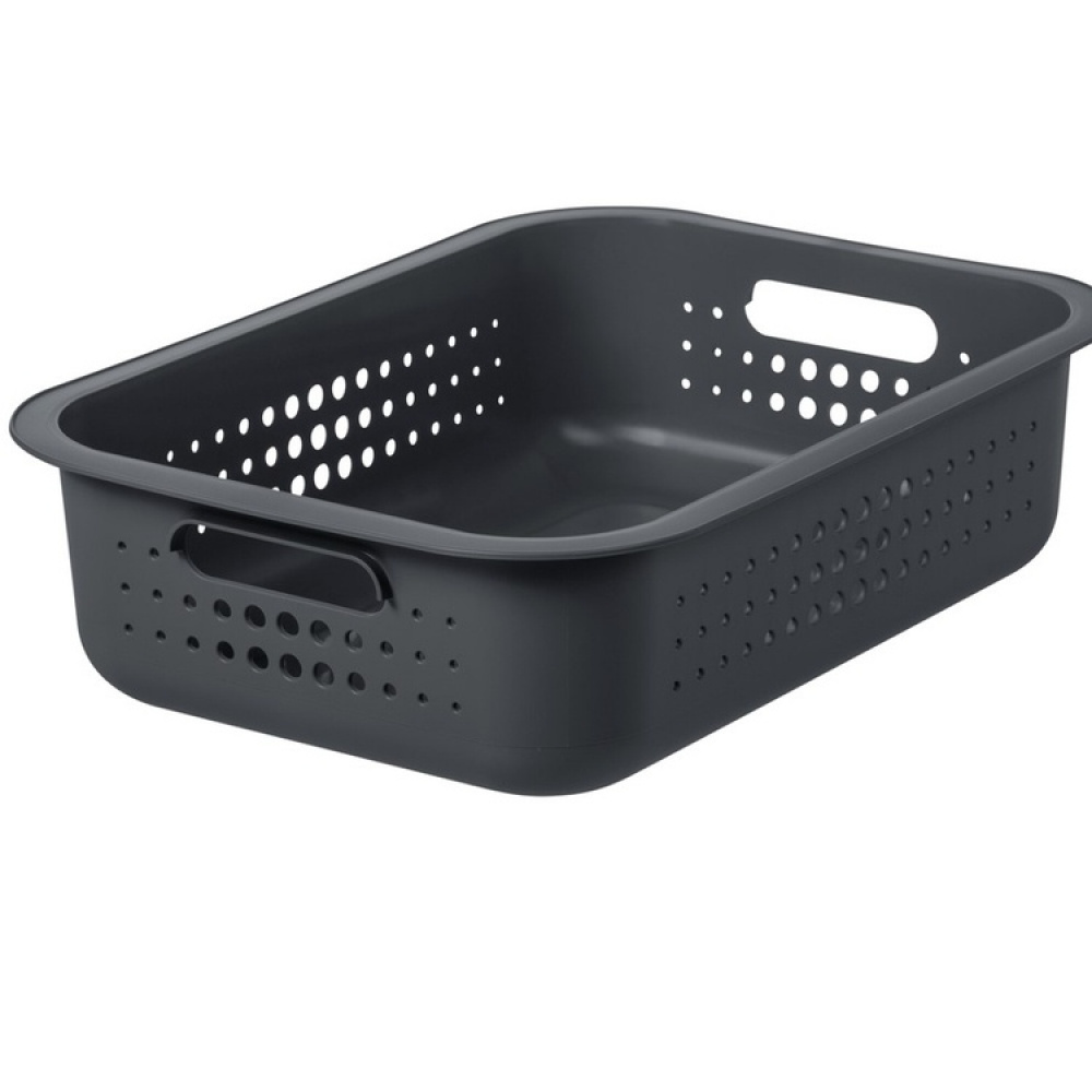 Basket, SMARTSTORE 6L BASKET RECYCLED, 37 x 28 x H10 cm, Grey in the group Storage / Storage room and garage / Baskets and buckets at SmartaSaker.se (41501)