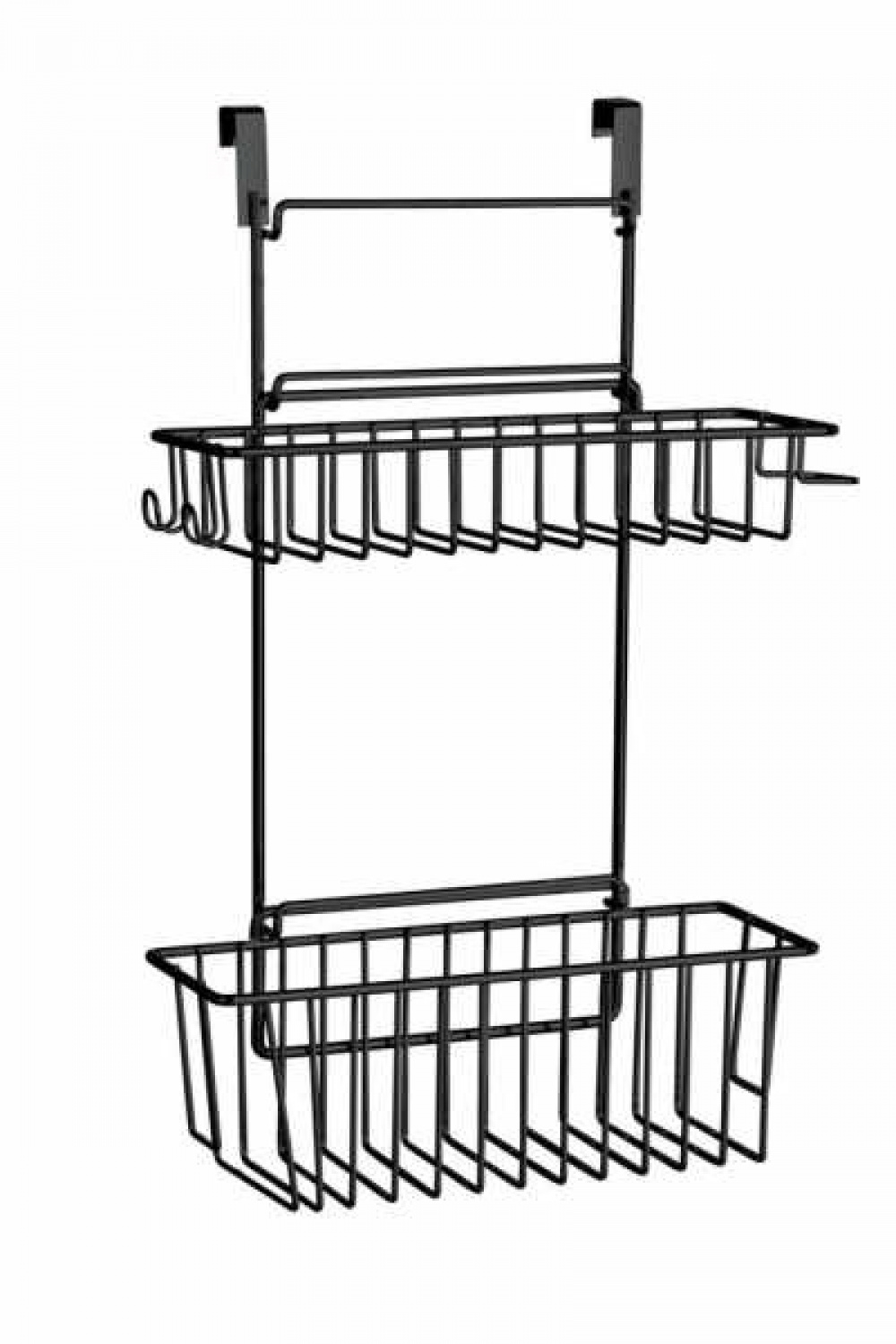 Baskets for cabinet door, CLIP-ON-BASKET, 24 x 15 x H 11,5 cm, Black in the group Storage / Kitchen storage / Kitchen cabinet organizers / Under sink storage at SmartaSaker.se (41502)