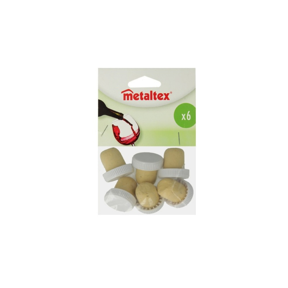 Wine Stoppers, Set of 6, CORK STOPPERS in the group Storage / Kitchen storage at SmartaSaker.se (41503)