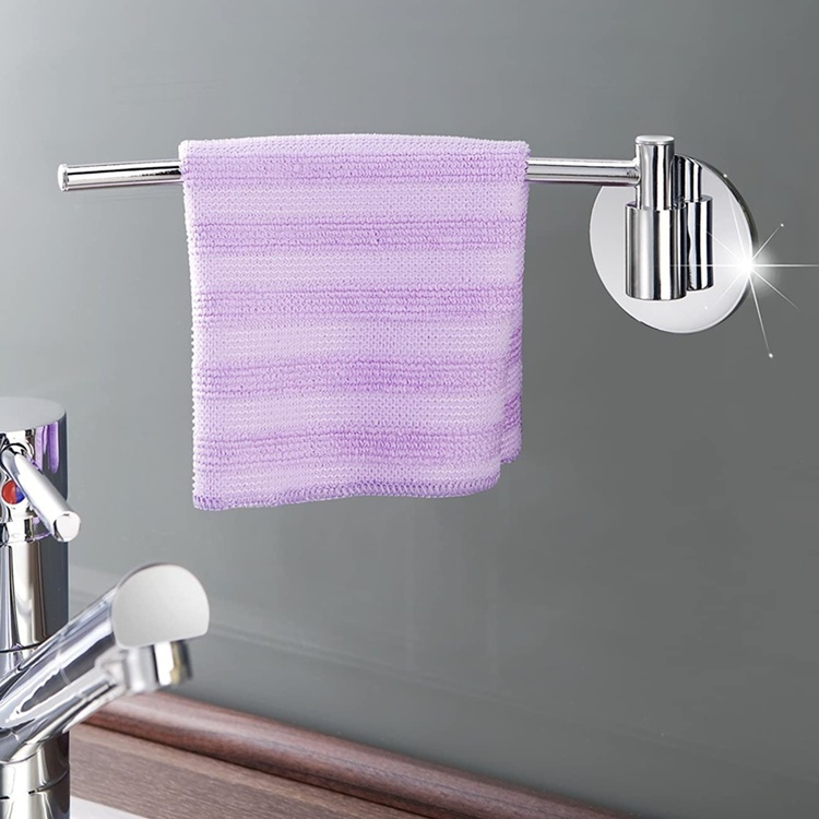 Hook for dishcloth, Metal, Adhesive, TURBO-LOC, Silver in the group Storage / Kitchen storage / Dish racks and sink accessories at SmartaSaker.se (41509)