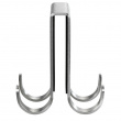 Hook for shower walls, 4 hooks, 8 mm, VIESTE DUO, Stainless steel Hook for shower walls, 4 hooks, 8 mm, VIESTE DUO, Stainless steel