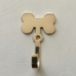 Hook, DOG BONE , H 8,5 cm, Exmez, Mässing Hook, DOG BONE , H 8,5 cm, Exmez, Mässing