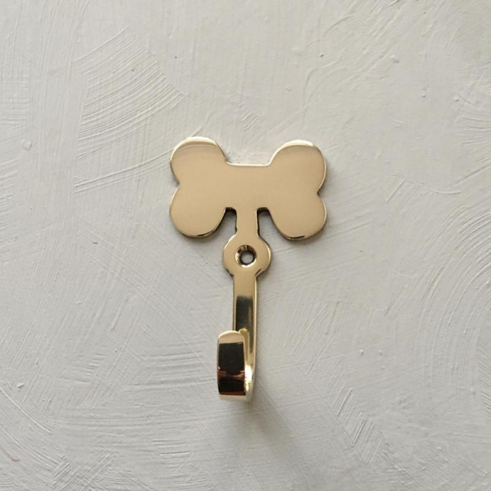 Hook, DOG BONE , H 8,5 cm, Exmez, Mässing in the group Storage / Hallway storage / Hooks and hangers at SmartaSaker.se (41515)