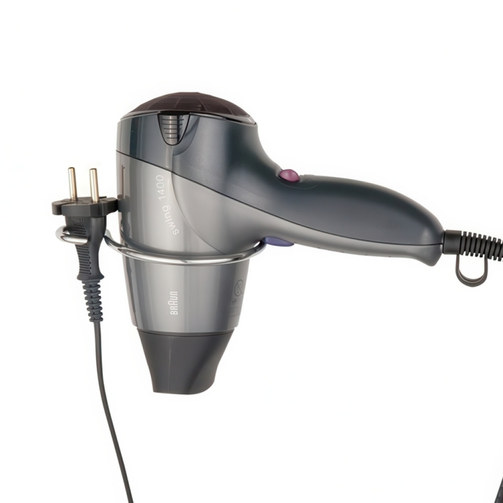 Hairdryer holder, MILANO, Chrome in the group Storage / Bathroom storage at SmartaSaker.se (41516)