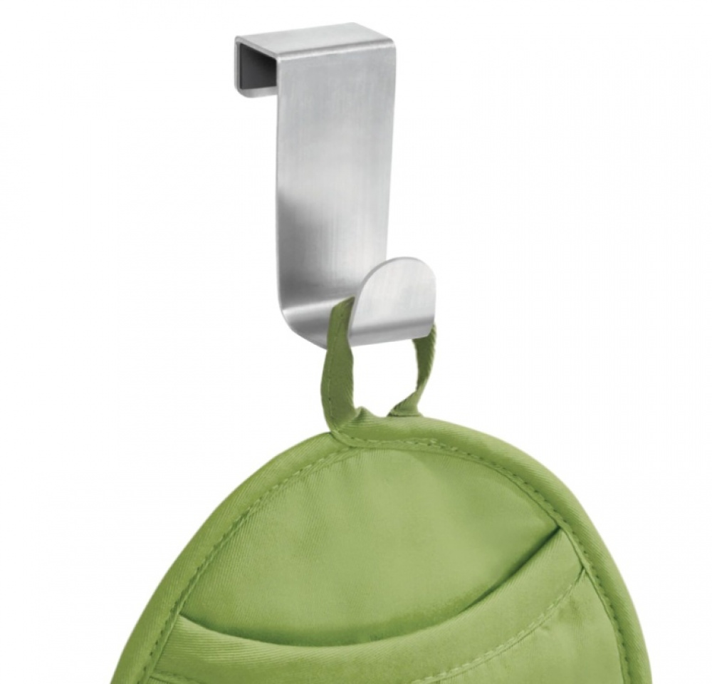 Hook over cabinet door, FORMA, Brushed stainless steel in the group Storage / Bedroom storage / Over door hooks at SmartaSaker.se (41517)