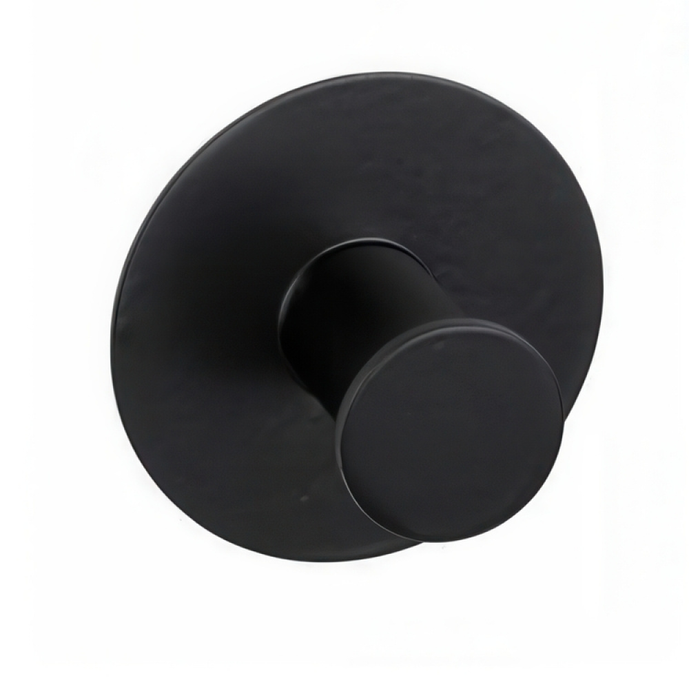 Hook, Self-adhesive, Round, CELANO, Ø 5 x 3,3 cm, Black in the group Storage / Magnets and adhesives / Self-adhesive hooks at SmartaSaker.se (41520)