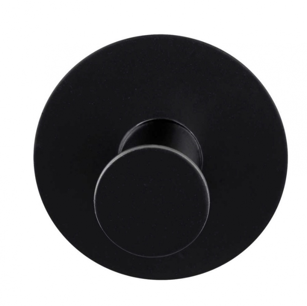 Hook, Self-adhesive, Round, CELANO, Ø 5 x 3,3 cm, Black in the group Storage / Magnets and adhesives / Self-adhesive hooks at SmartaSaker.se (41520)