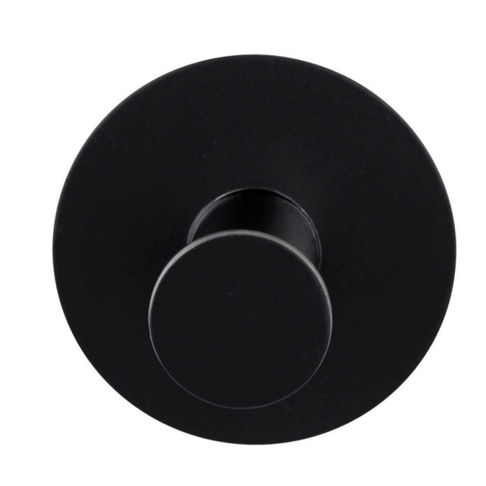 Hook, Self-adhesive, Round, CELANO, Ø 5 x 3,3 cm, Black in the group Storage / Magnets and adhesives / Self-adhesive hooks at SmartaSaker.se (41520)