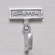 Hook with sign, GÄSTER, H 7 cm, Exmez, Aluminium Hook with sign, GÄSTER, H 7 cm, Exmez, Aluminium