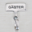 Hook with sign, GÄSTER, Exmez, Sand-cast aluminum Hook with sign, GÄSTER, Exmez, Sand-cast aluminum
