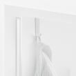 Hook over door hanger, Metal, GANCHO, 3 x H 15 cm, White Hook over door hanger, Metal, GANCHO, 3 x H 15 cm, White