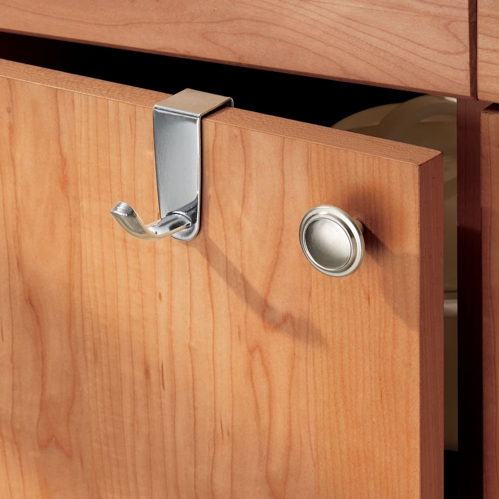 Hook over cabinet door, AXIS, Silver in the group Storage / Kitchen storage / Kitchen cabinet organizers / Hooks at SmartaSaker.se (41528)