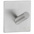 Hook, Self-adhesive, Square, BESLAGSBODEN, 4,5 x H 4,5 cm, Brushed stainless steel Hook, Self-adhesive, Square, BESLAGSBODEN, 4,5 x H 4,5 cm, Brushed stainless steel