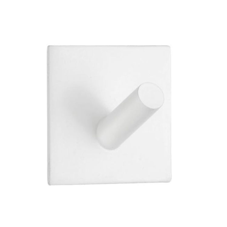 Hook, Self-adhesive, Square, BESLAGSBODEN, 4,5 x 4,5 cm, White in the group Storage / Magnets and adhesives / Self-adhesive hooks at SmartaSaker.se (41538)