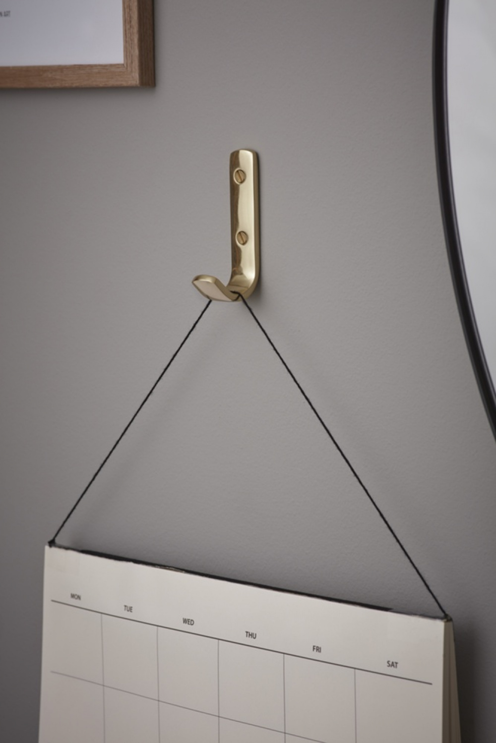 Hook, SKOLKROK 1021, H 8 cm, Brass in the group Storage / Hallway storage / Hooks and hangers at SmartaSaker.se (41539)