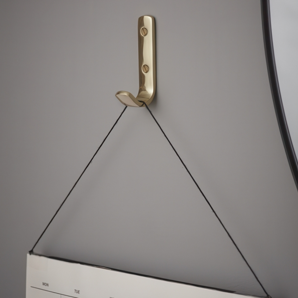 Hook, SKOLKROK 1021, H 8 cm, Brass in the group Storage / Hallway storage / Hooks and hangers at SmartaSaker.se (41539)