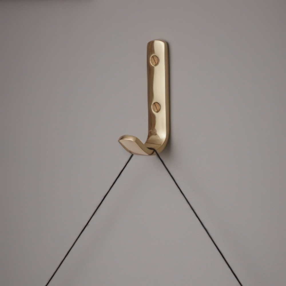 Hook, SKOLKROK 1021, H 8 cm, Brass in the group Storage / Hallway storage / Hooks and hangers at SmartaSaker.se (41539)
