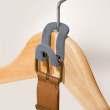 Hooks for hangers, Set of 8, VELVET CASCADE, Anti Slip, Grey Hooks for hangers, Set of 8, VELVET CASCADE, Anti Slip, Grey