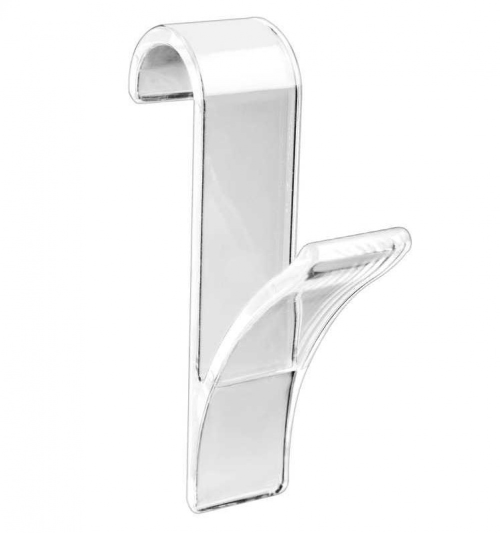 Hooks for Towel radiators, Set of 2, HANDTUCHHEIZKÖRPER, 2,5 x 7 x H 10,5, Clear in the group Storage / Bathroom storage at SmartaSaker.se (41545)