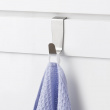 Hooks over cabinet door, Set of 2, Brushed stainless steel, SIMPLY SMART, Silver Hooks over cabinet door, Set of 2, Brushed stainless steel, SIMPLY SMART, Silver