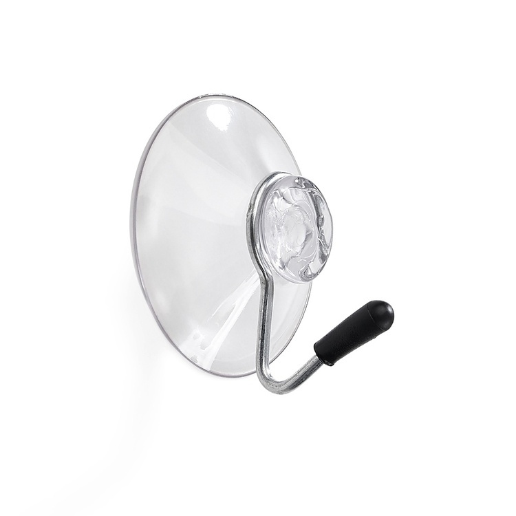 Hooks suction cup, Set of 2, HABO, Ø 4 cm, Clear in the group Storage / Bathroom storage at SmartaSaker.se (41554)