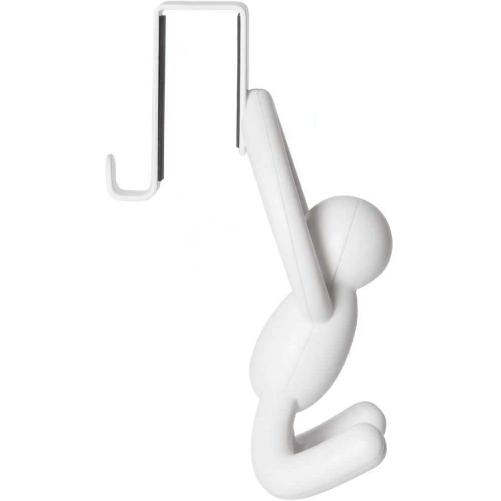 Hooks, over cabinet door, set of 2, BUDDY, Umbra, White in the group Storage / Bedroom storage / Over door hooks at SmartaSaker.se (41561)