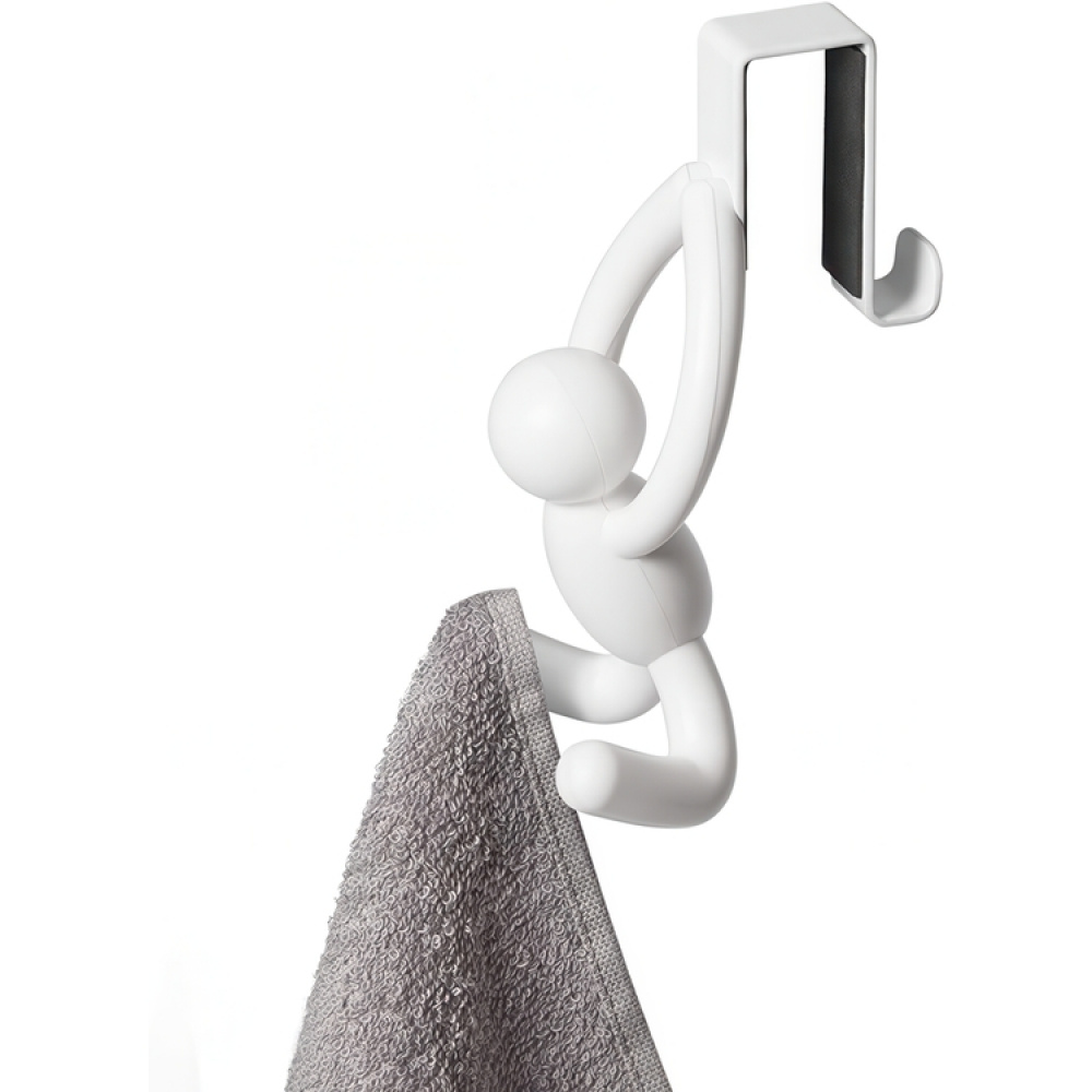 Hooks, over cabinet door, set of 2, BUDDY, Umbra, White in the group Storage / Bedroom storage / Over door hooks at SmartaSaker.se (41561)