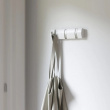 Hook Rack, UMBRA FLIP 3 HOOK, White / Nickel